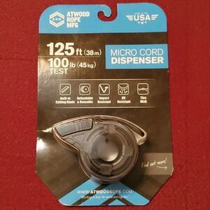 Atwood Rope MFG Micro Cord Dispenser w/ 125 ft 100 lb Test Rope